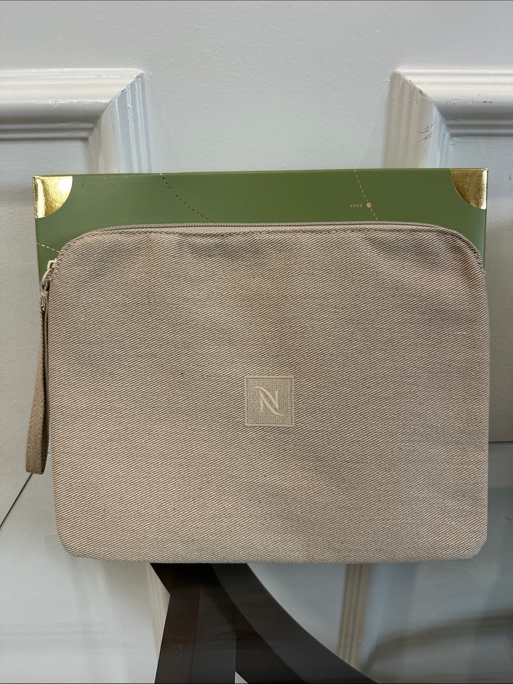Nespresso Canvas Limited Edition Travel Pouch- 10”x8”